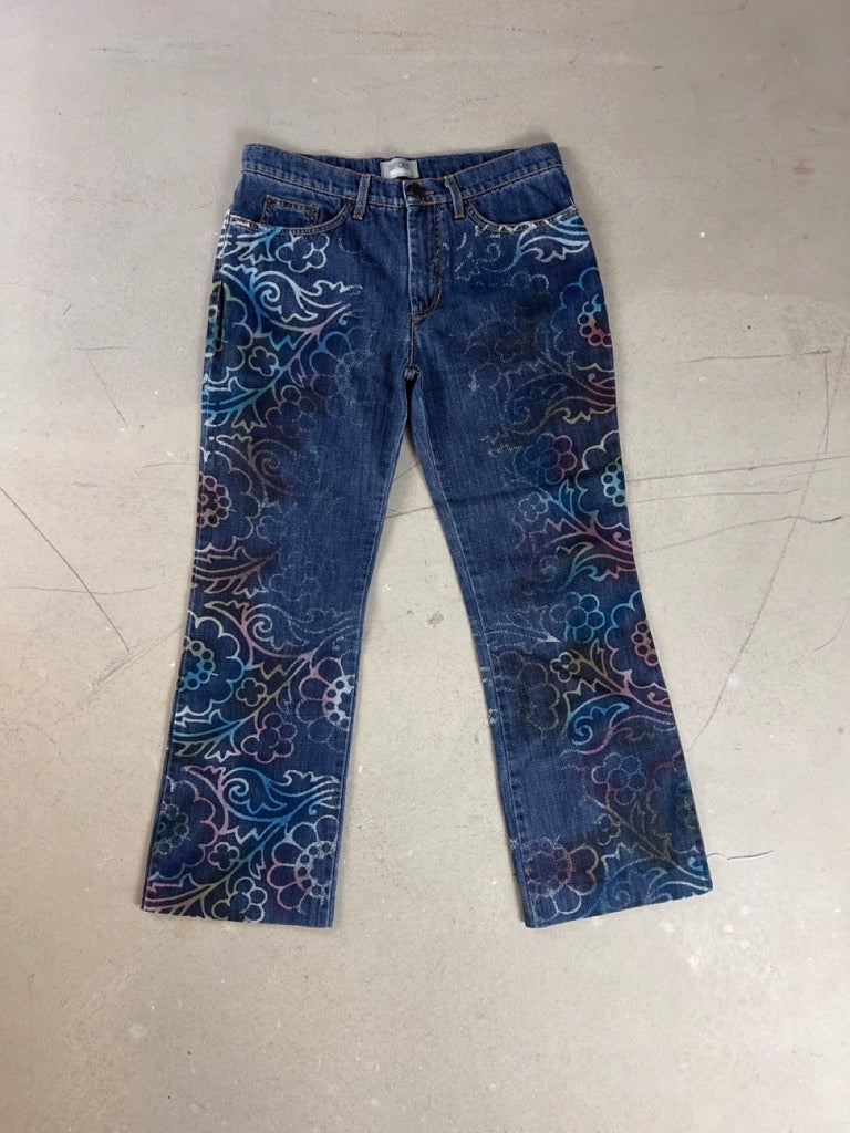 MISSONI - 2000s FLORAL PRINT JEANS