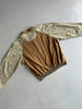 ARMANI JEANS 1990s CONTRASTING BACK SLEEVE LIGHT BOMBER JACKET