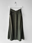 JAPANESE LABEL 2000s MAXI SKIRT WITH SIDE POCKETS