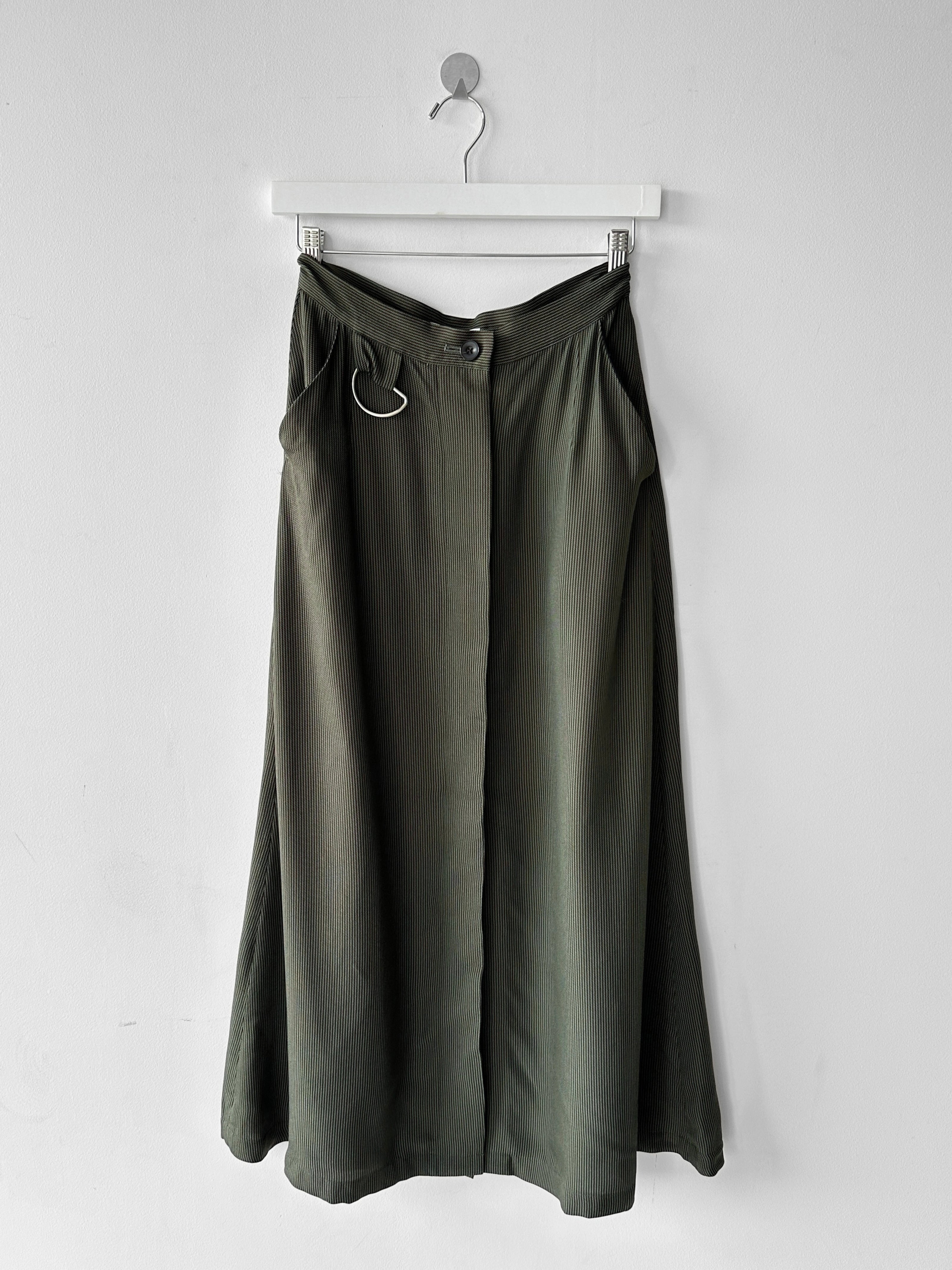JAPANESE LABEL 2000s MAXI SKIRT WITH SIDE POCKETS