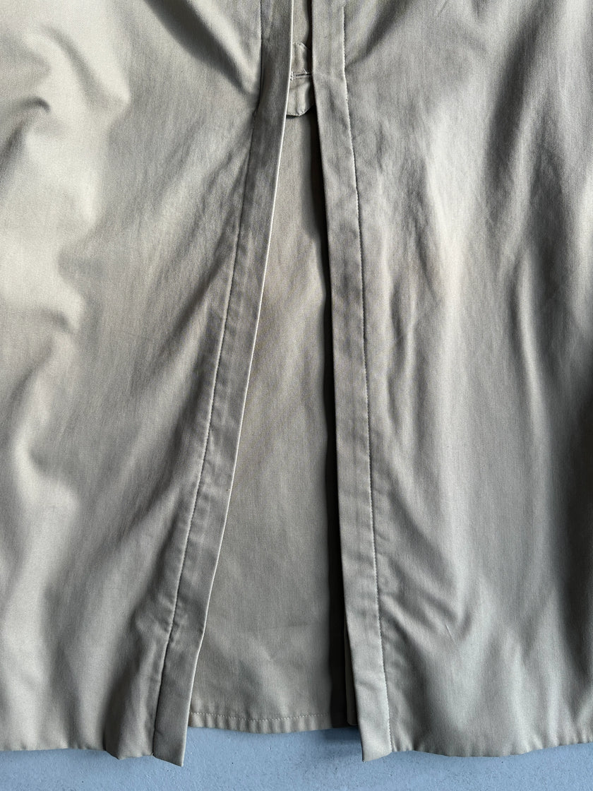 BURBERRYS - 1970s DOUBLE BREASTED EXTRA LONG TRENCH COAT