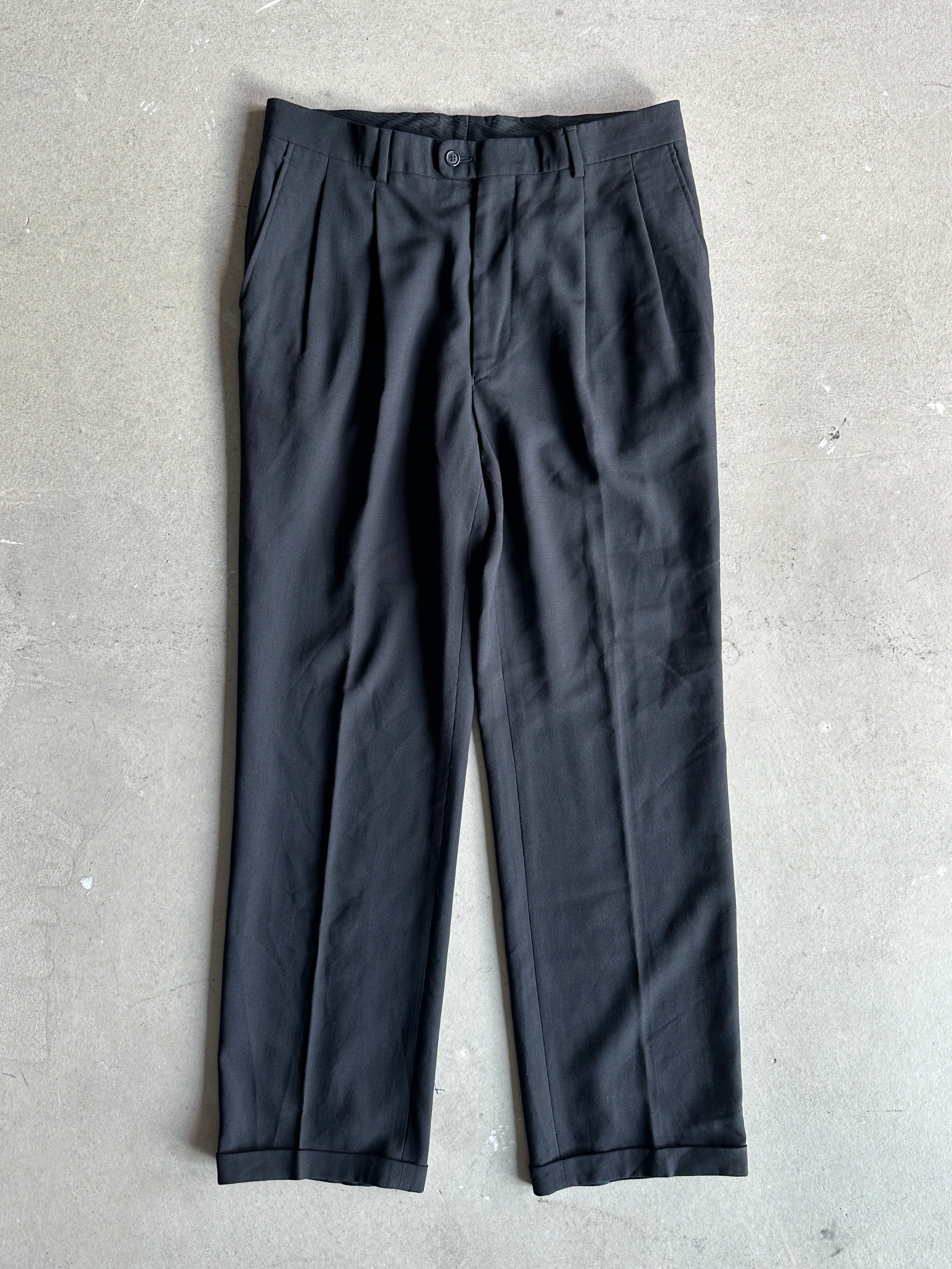 2001 FRONT PLEATS TAILORED TROUSERS