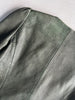KENZO - 1990s SCOOP NECKLINE LEATHER JACKET