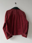 JAPANESE LABEL - 1990s CORDUROY JACKET WITH CONTRASTING LEATHER COLLAR