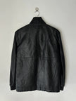 JEAN PAUL GAULTIER OBJET - 1990s PERFORATED LEATHER JACKET WITH ZIP OFF FUR LINING