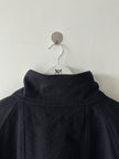 ITALIAN LABEL 1980s WOOL JACKET WITH REMOVABLE ZIPPED HOOD