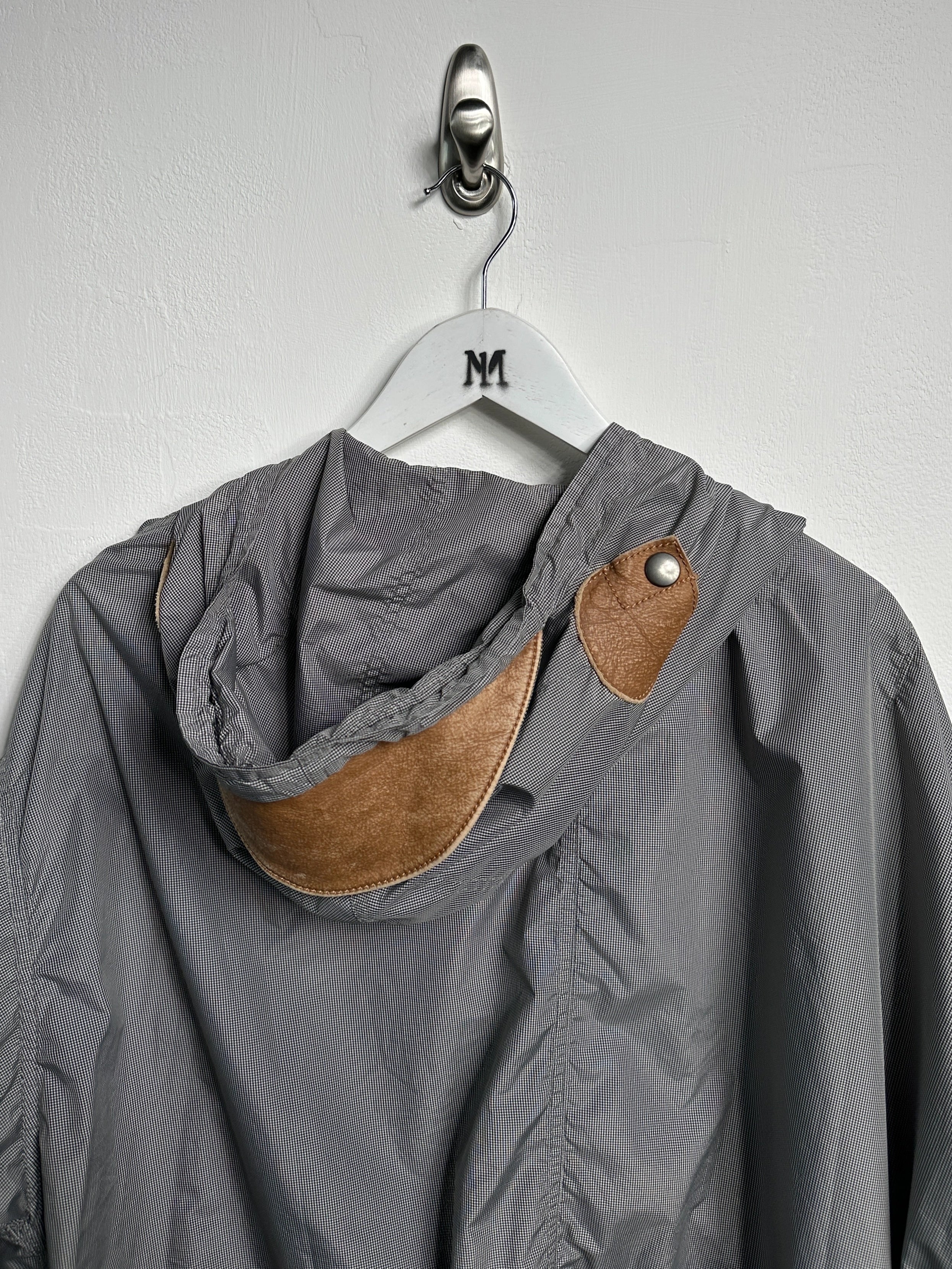 EMPORIO ARMANI - late 1990s MICRO CHECK HOODED PARKA