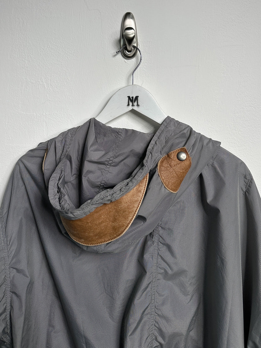 EMPORIO ARMANI - late 1990s MICRO CHECK HOODED PARKA