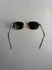 GIORGIO ARMANI -  1990s OVAL SUNGLASSES WITH METAL FRAME
