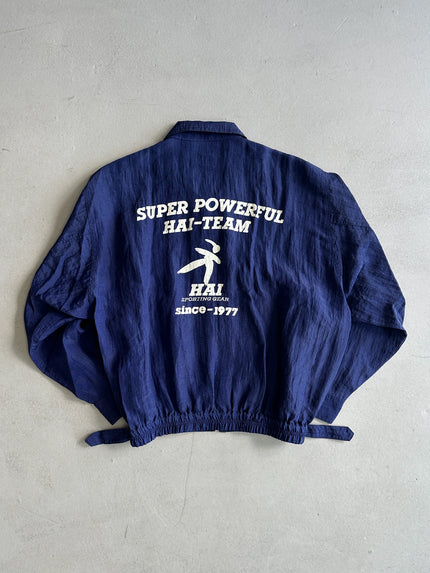 ISSEY MIYAKE HAI SPORTING GEAR - 1980s NYLON BOMBER JACKET