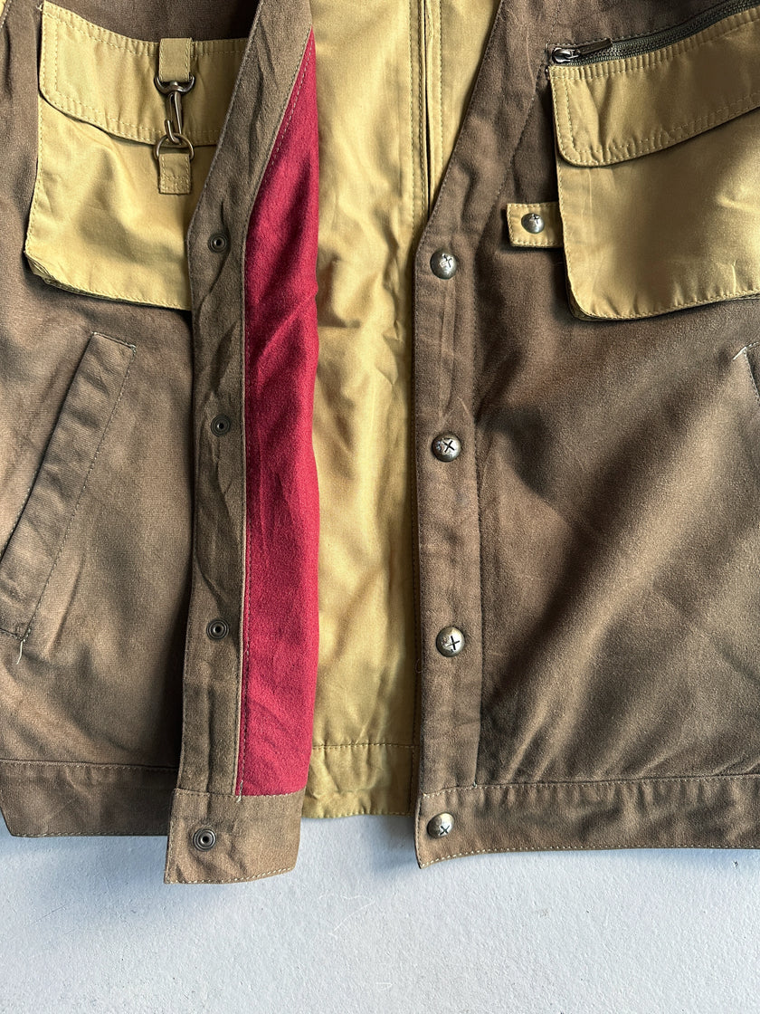 ISSEY MIYAKE - F/W 1982 LAYERED MULTI POCKET GILET JACKET