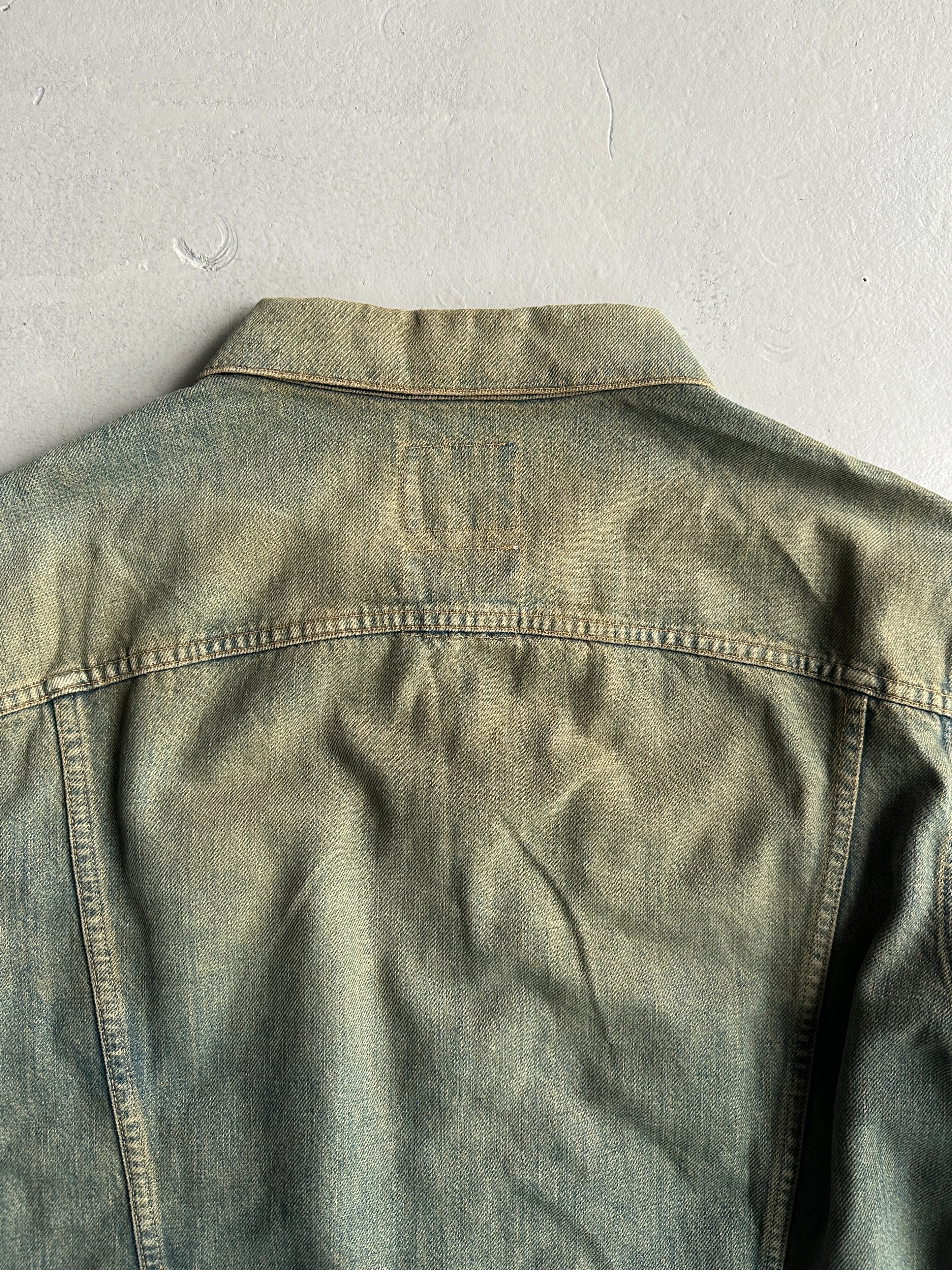 HELMUT LANG - S/S 1998 STAINED DENIM JACKET