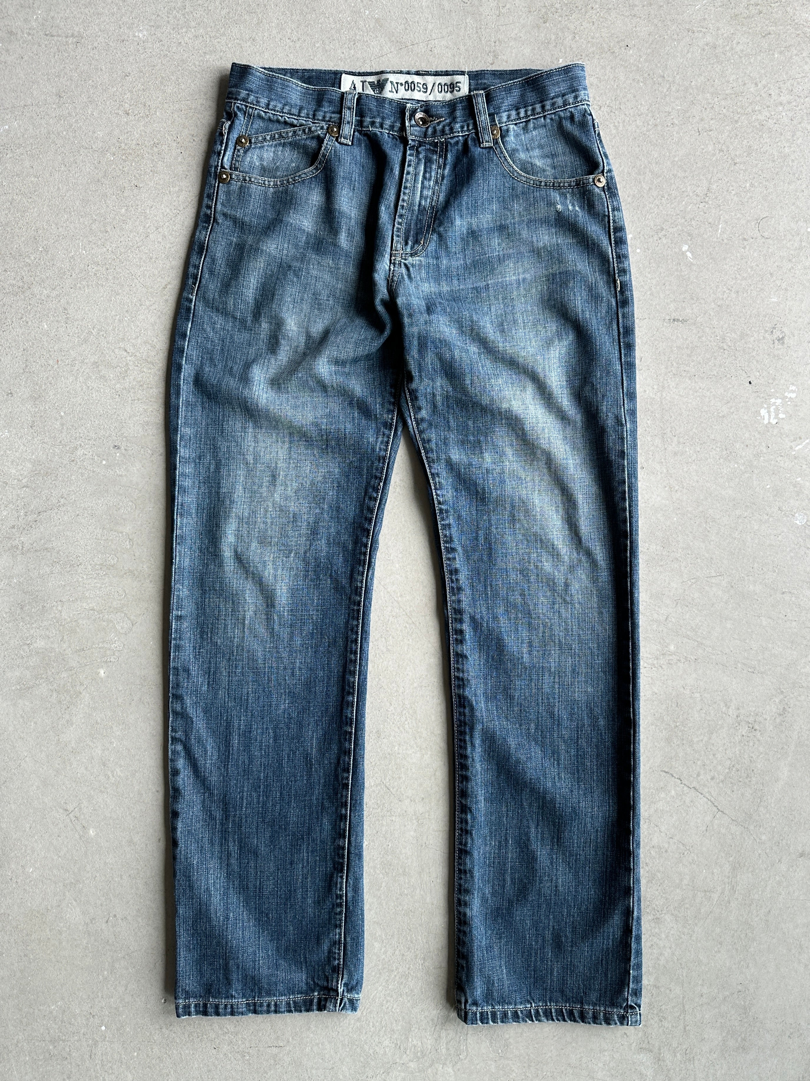 ARMANI JEANS - 1990s STRAIGHT FIT JEANS
