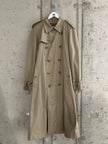 BURBERRYS - 1970s DOUBLE BREASTED LONG TRENCH COAT