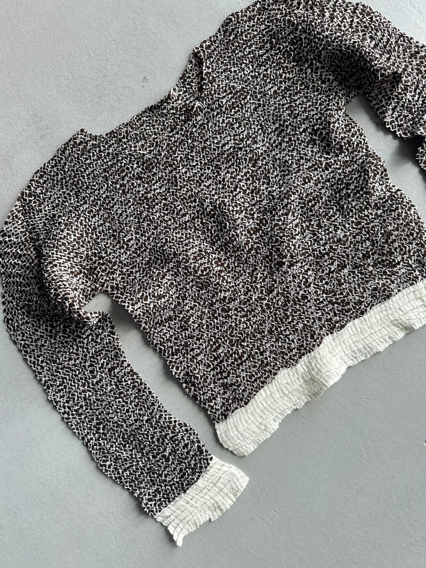 ISSEY MIYAKE - F/W 1998 CROP FIT LONG SLEEVE TOP