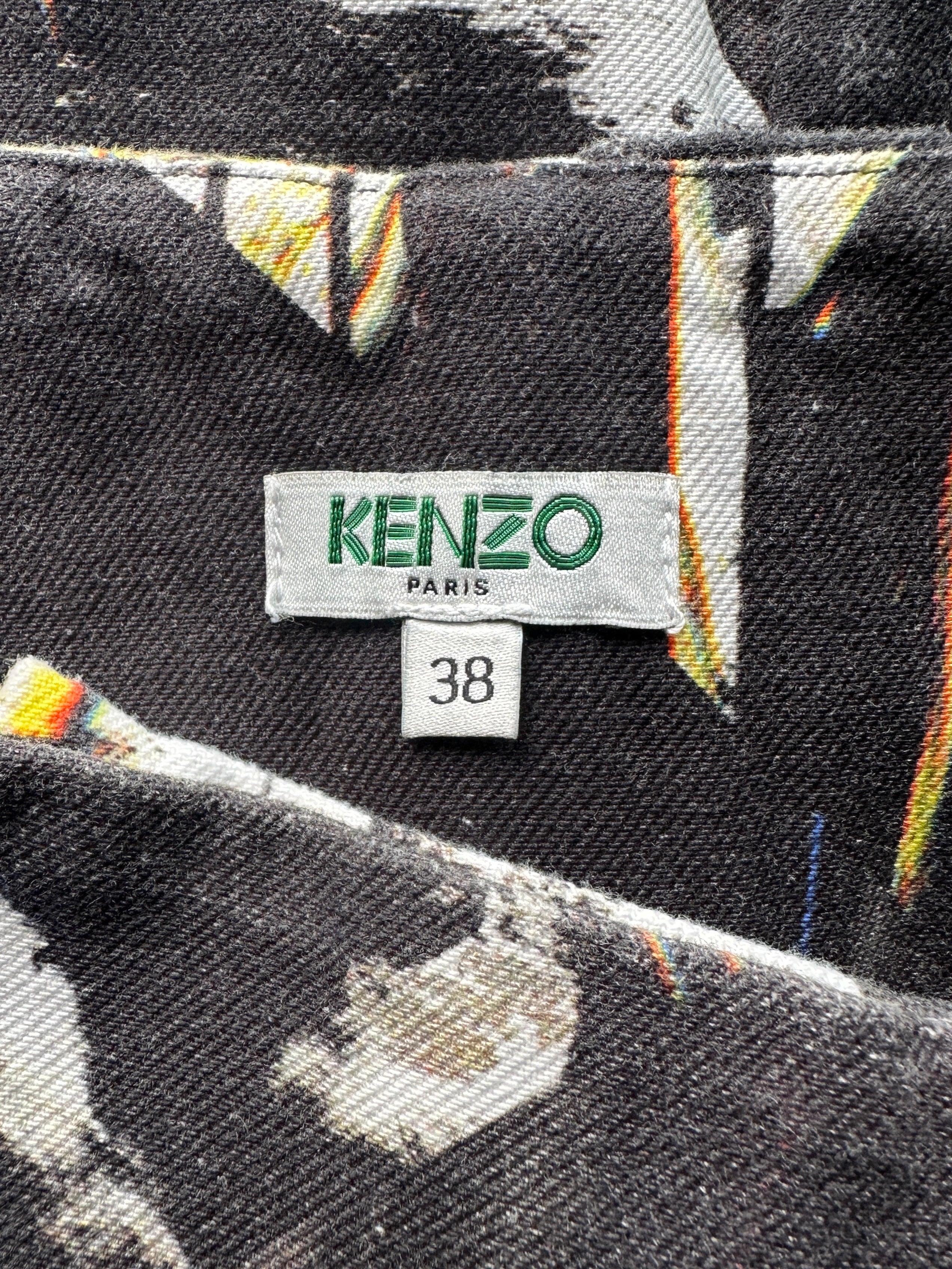 KENZO - F/W 2014 ZIPPED PANEL MINI SKIRT