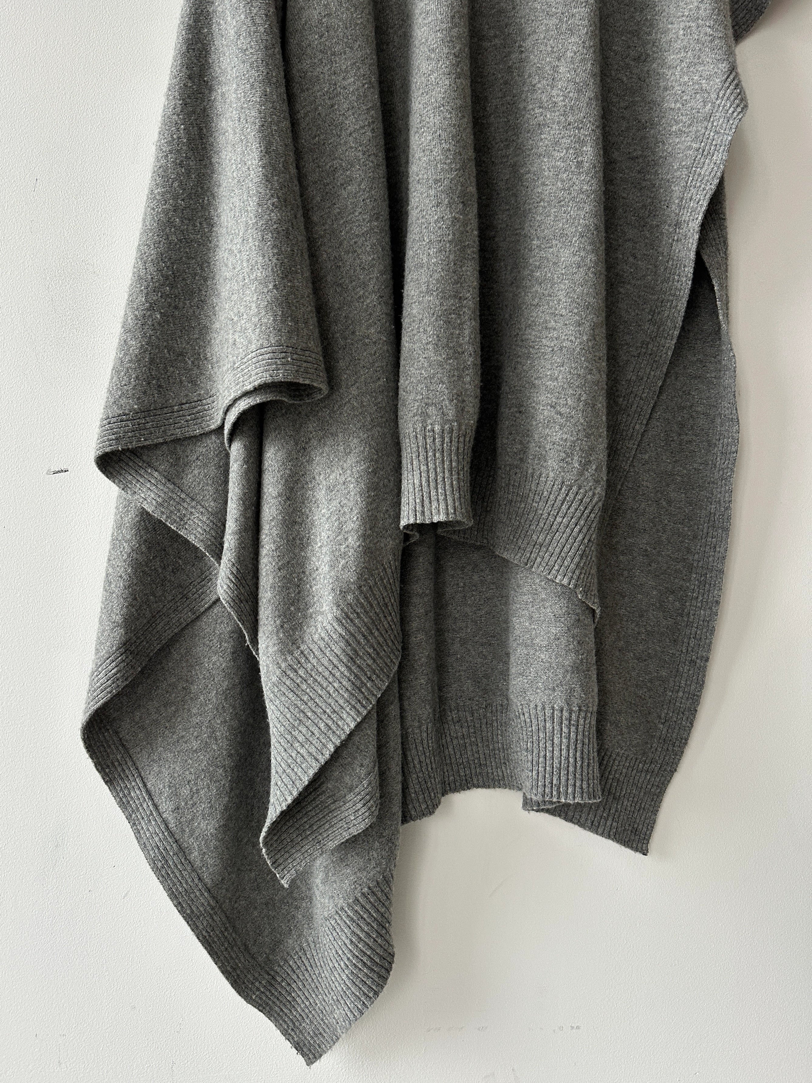 MAISON MARGIELA - F/W 2019 ASYMMETRIC PONCHO STYLE ONE SLEEVE KNIT JUMPER