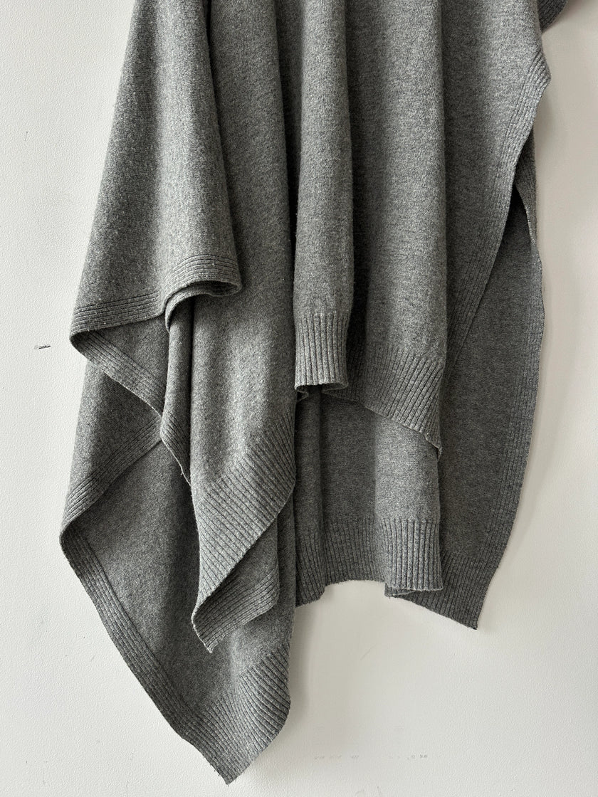 MAISON MARGIELA - F/W 2019 ASYMMETRIC PONCHO STYLE ONE SLEEVE KNIT JUMPER