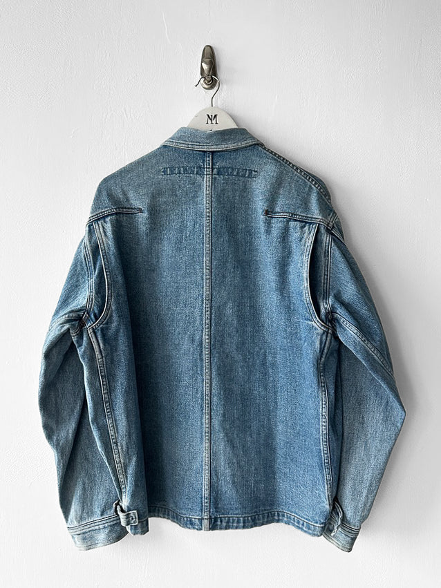 MARITHÉ + FRANÇOIS GIRBAUD - 1980s STONE WASHED DENIM JACKET