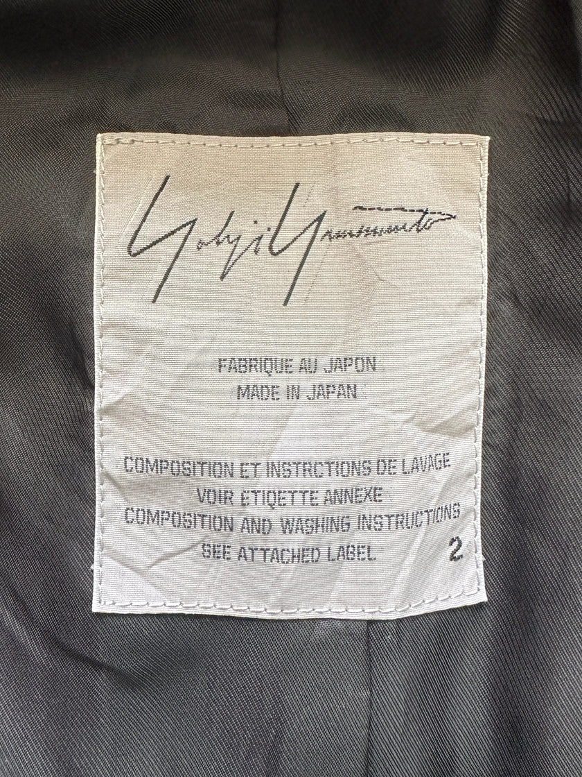 YOHJI YAMAMOTO - A/W 2001 BALLOON HEM ZIPPED JACKET