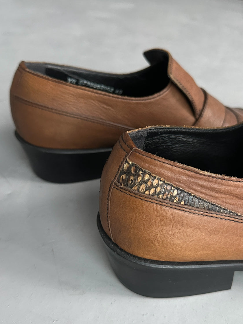 5351 POUR LES HOMMES - early 2000s WESTERN SLIP ON SHOES