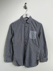 JUNYA WATANABE COMME DES GARÇONS - S/S 2010 GINGHAM CHECKS SHIRT WITH CURVED SLEEVE