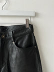 JEAN PAUL GAULTIER OBJECT - 1990s LEATHER TROUSERS
