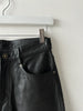 JEAN PAUL GAULTIER OBJECT - 1990s LEATHER TROUSERS