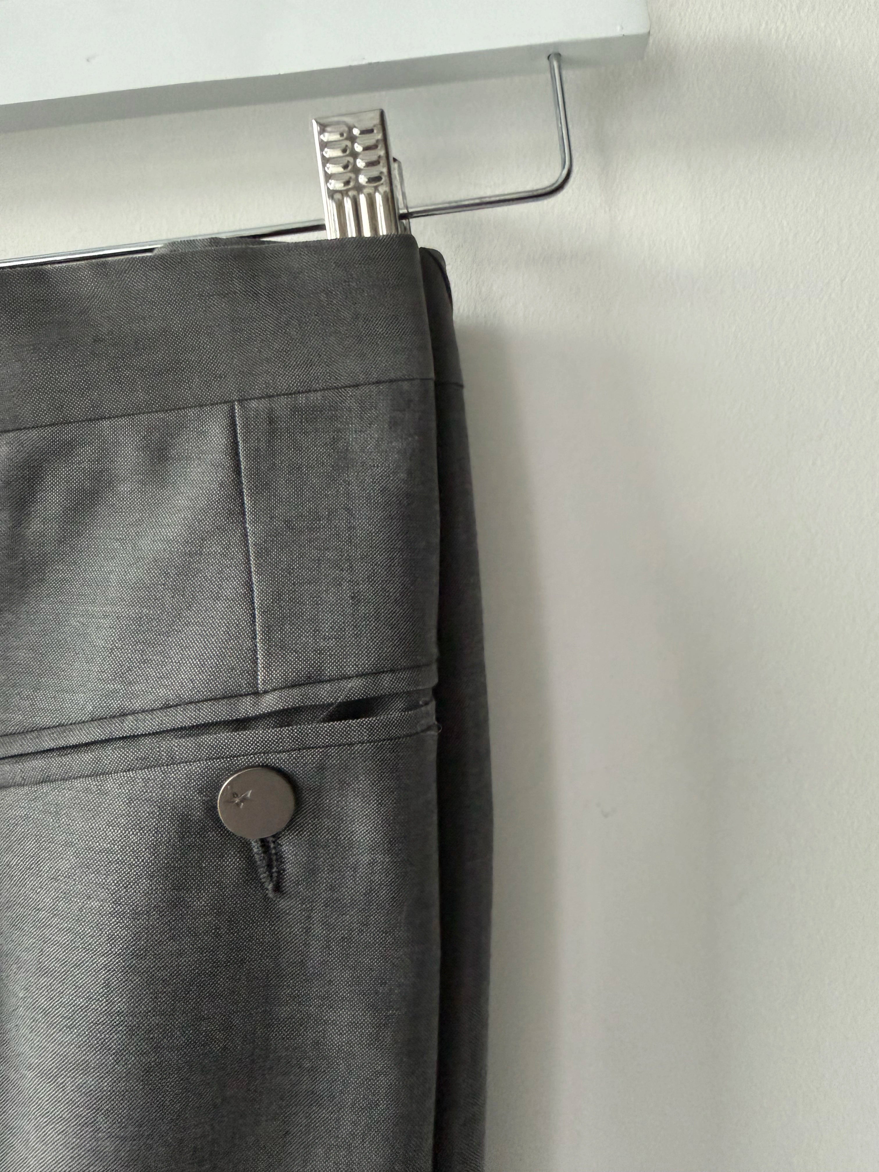 THIERRY MUGLER - 1990s STRAIGHT FIT TAILORED TROUSERS