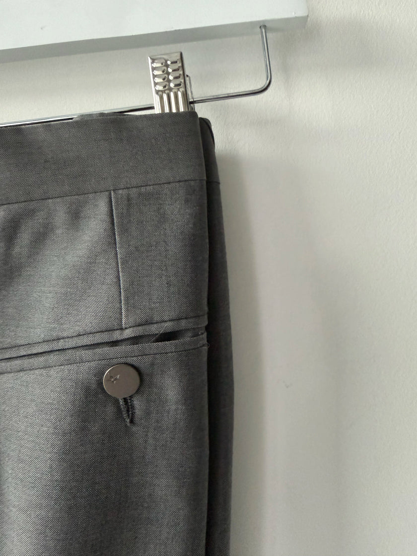 THIERRY MUGLER - 1990s STRAIGHT FIT TAILORED TROUSERS