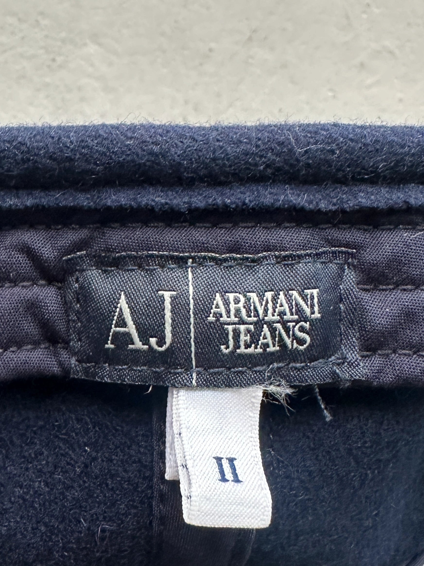 ARMANI JEANS - early 2000s WOOL FIELD CAP