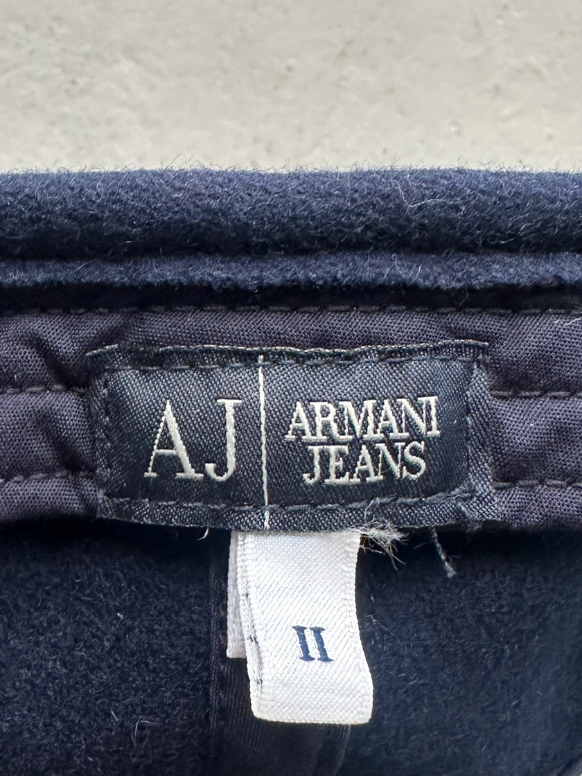 ARMANI JEANS - early 2000s WOOL FIELD CAP