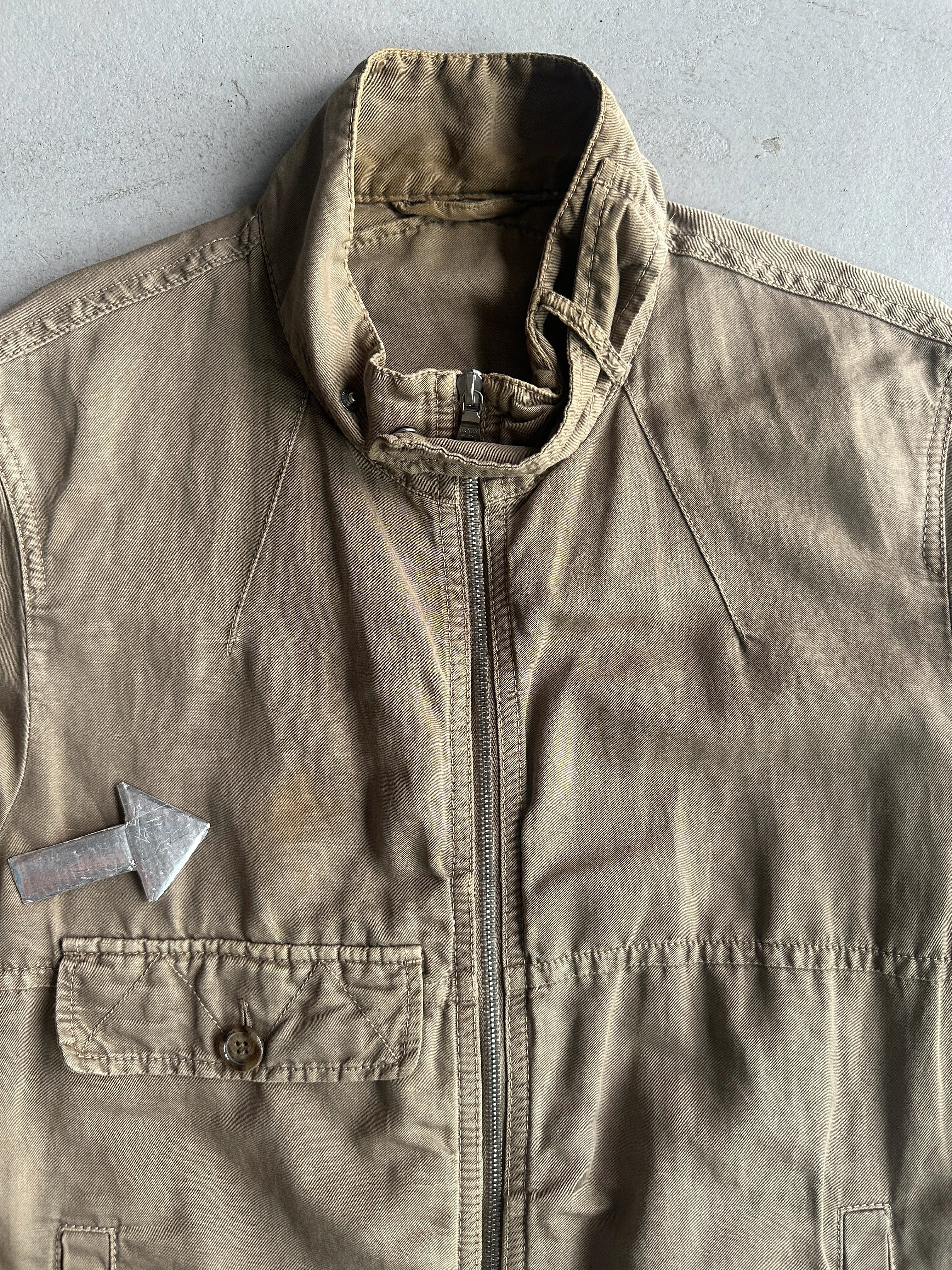 PRADA LINEA ROSSA - 2000s DECONSTRUCTED LIGHT JACKET