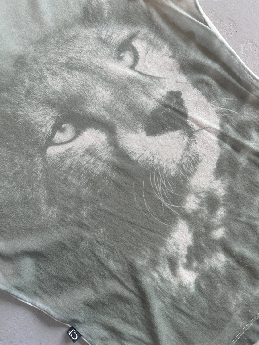 ROBERTO CAVALLI - 2000s BI-COLOUR MESH TOP