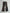 ARMANI JEANS - 2000s WIDE LEG DISTRESSED LEATHER TROUSERS