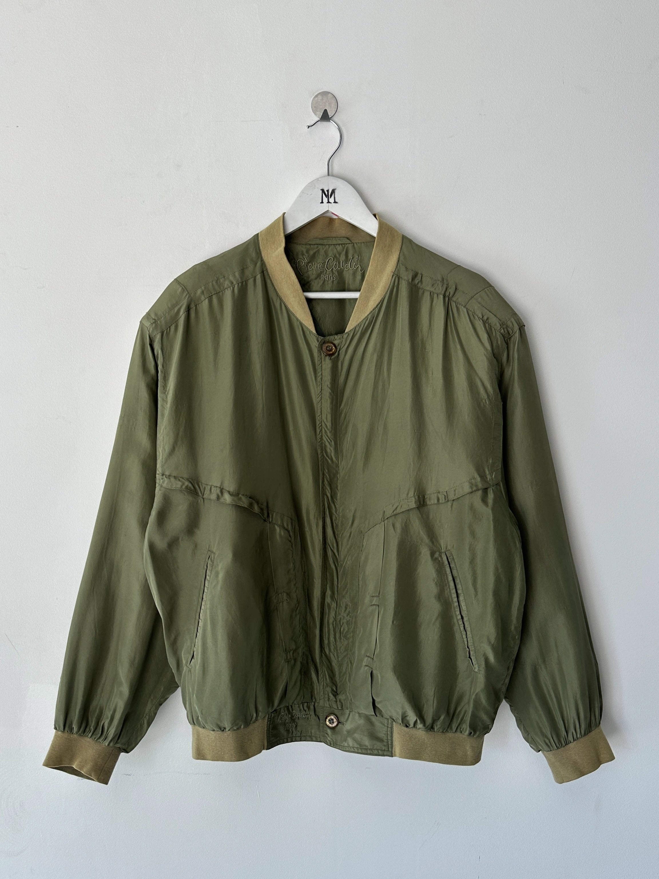 PIERRE CARDIN - 1990s SILK BOMBER JACKET