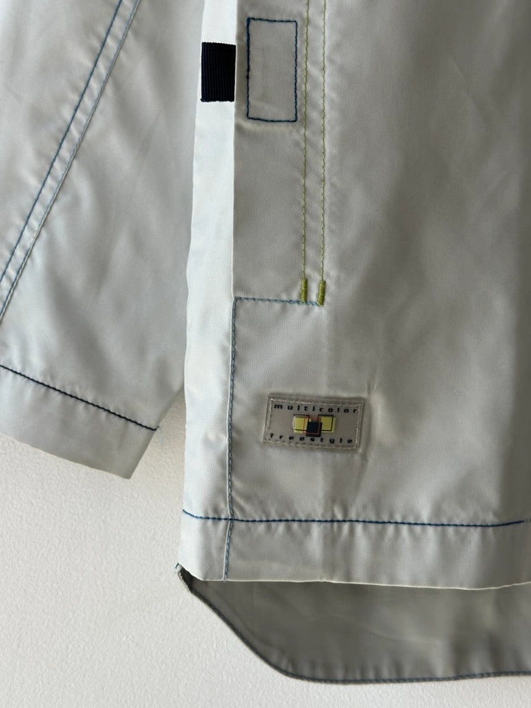 DIESEL - 1990s TECHNICAL NYLON JACKET WITH CONTRAST STITCHING DETAILS