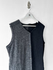 YOHJI YAMAMOTO - F/W 1999 TWO TONE KNIT VEST TOP