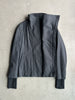 EMPORIO ARMANI - 2011 ASYMMETRICAL OPENING KNITTED BACK MATTE JACKET