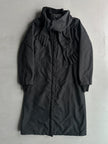 COP COPINE - early 2000s PADDED COAT WITH ZIPPED BACK AND GLOVES SCARF