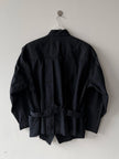 ISSEY MIYAKE - 1980s ASYMMETRICAL FRONT CLOSURE JACKET