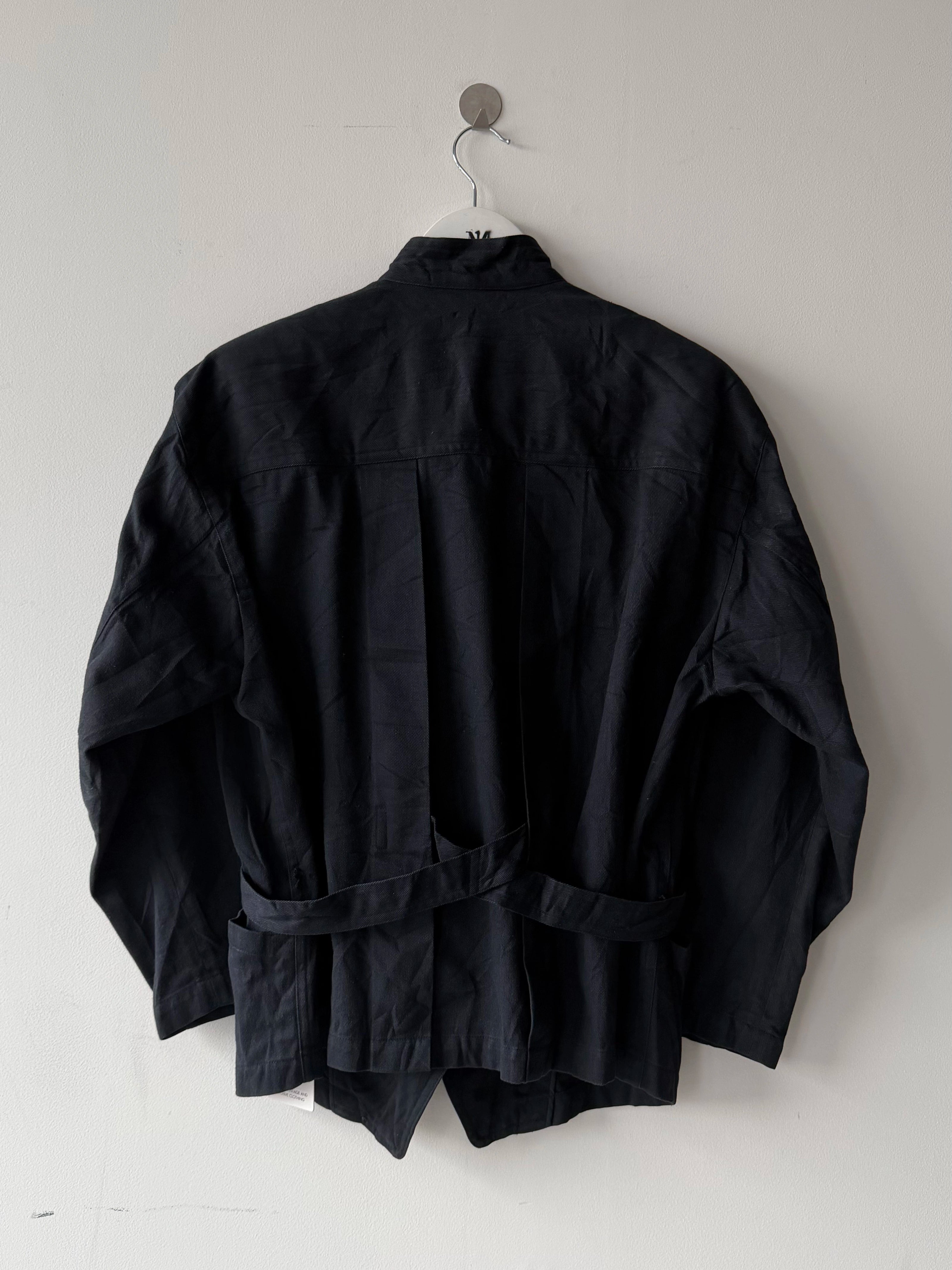 ISSEY MIYAKE - 1980s ASYMMETRICAL FRONT CLOSURE JACKET