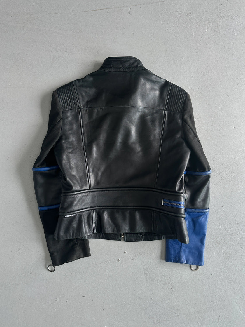 GIANFRANCO FERRÉ - 1990s BIKER LEATHER JACKET