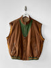 SPANISH LABEL 1980s 2 in 1 BOMBER JACKET WITH ZIP OFF SLEEVE