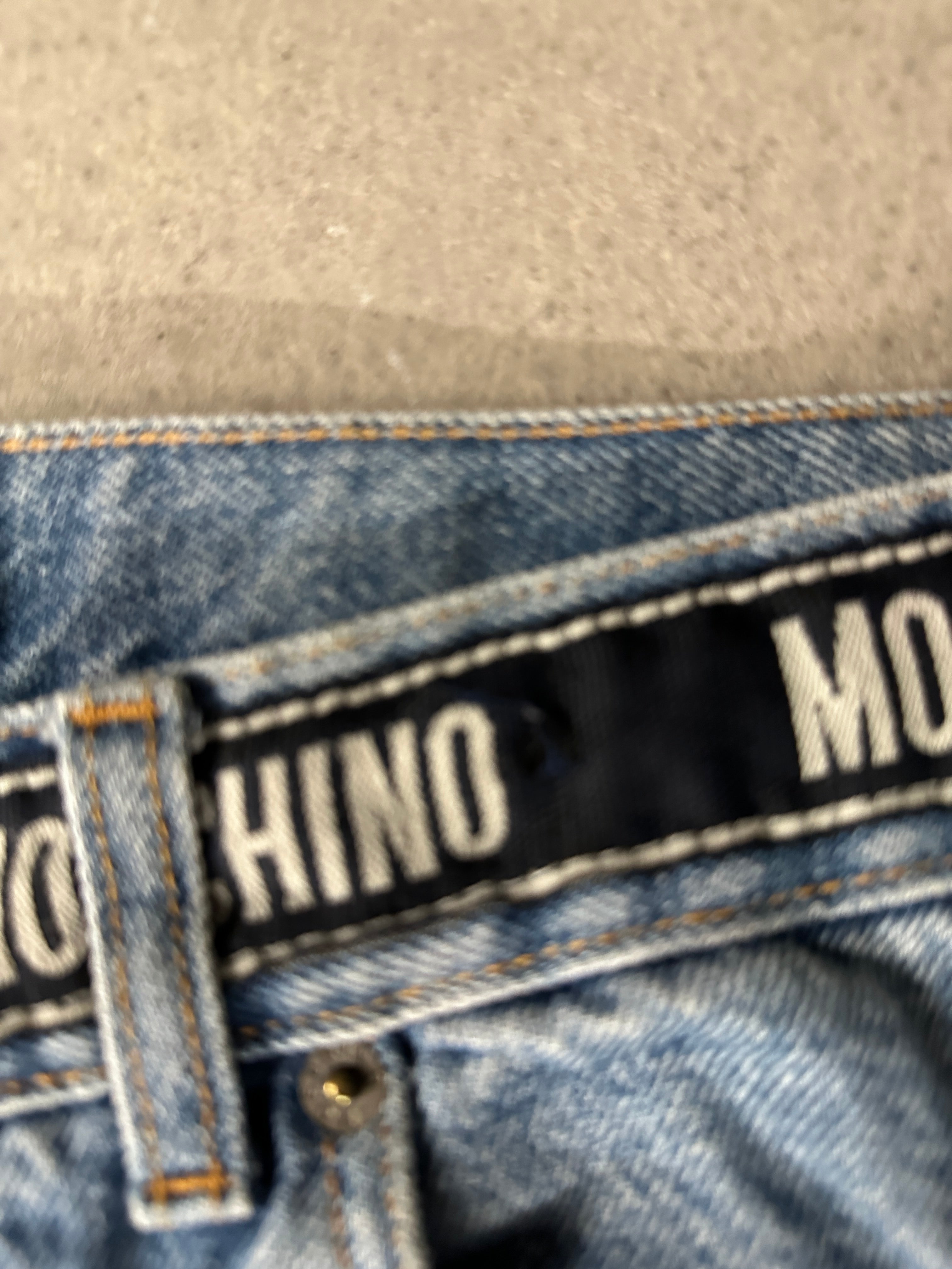 MOSCHINO - 1980s STRAIGHT FIT JEANS