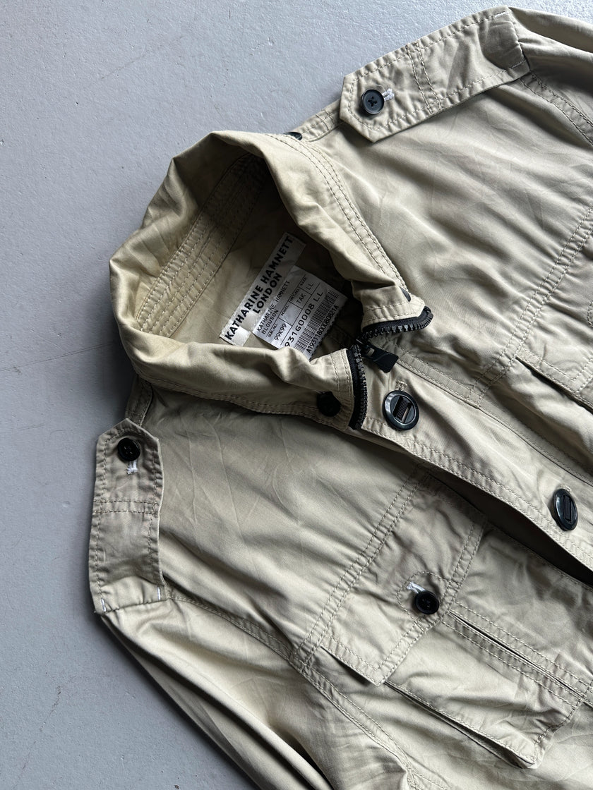 KATHARINE HAMNETT - 1990s LIGHT UTILITY JACKET