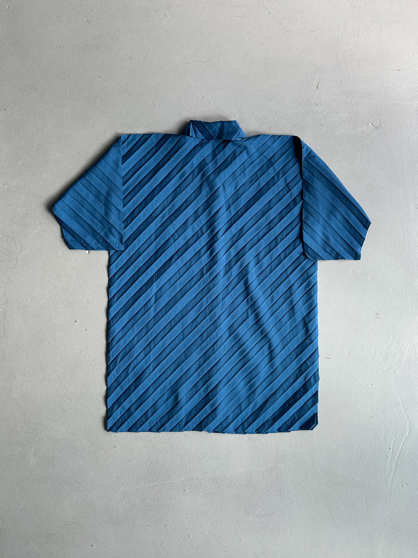 ISSEY MIYAKE ME - S/S 2007 PLEATED HALF SLEEVE SHIRT