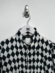 AGNÈS B. - 2000s CRINKLED ZIPPED SHIRT