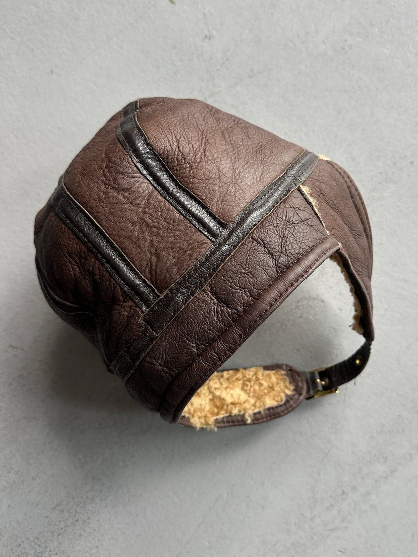 1980s SHEARLING AVIATOR HAT