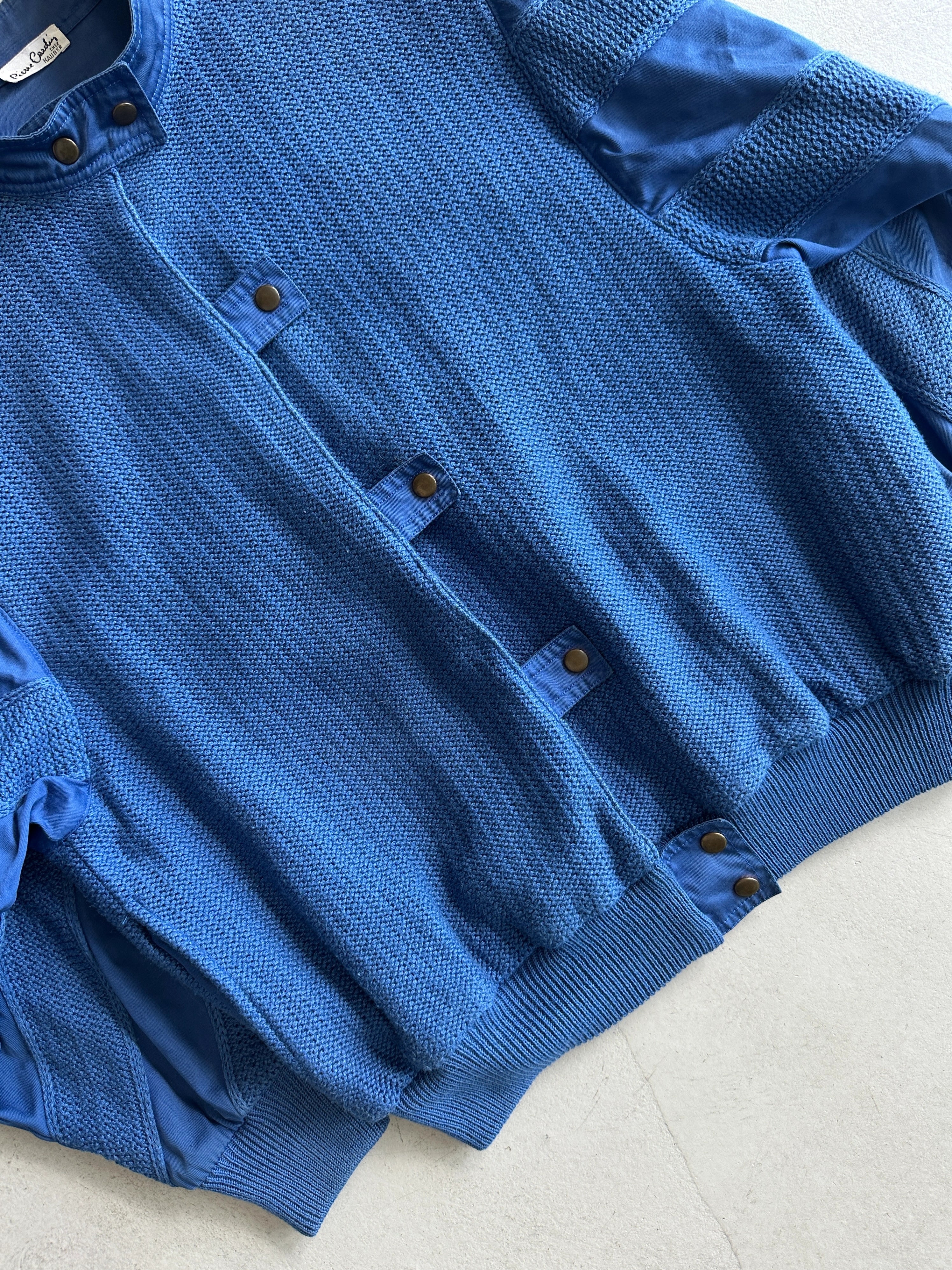 PIERRE CARDIN - 1970s KNIT BOMBER JACKET